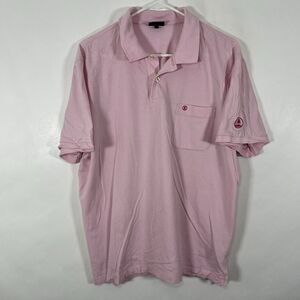 Bogner Polo Shirt Mens Size Large Pink Embroidered Logo Short Sleeve Pocket